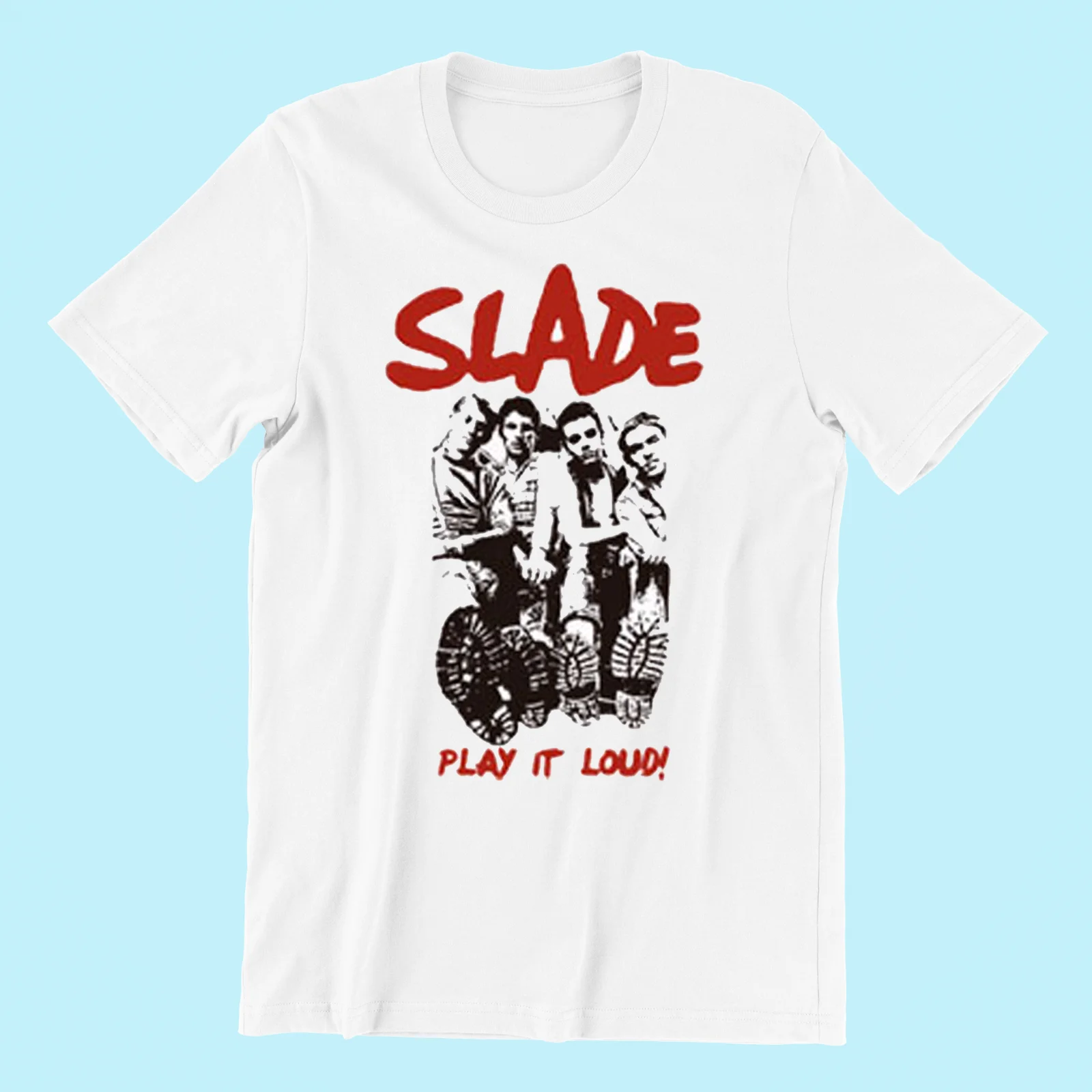 Slade Band Album Play It Loud T shirt Men All Size S To 4XL QQ200