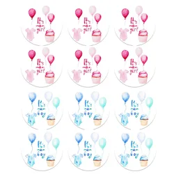 It's A Boy/It's A Girl Round Sticker Labels Baptism Gender Reveal Stickers Newborn Baby Shower Party Favor Candy Box Gift