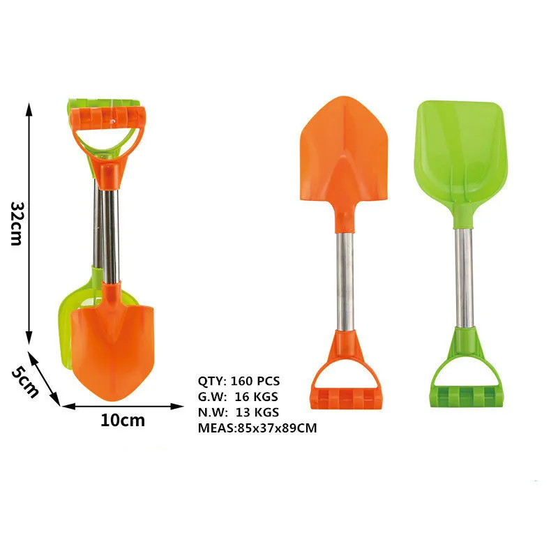 Random Color Beach Shovel Toy Summer Beach Playing Shovels Play House Toys Kids Outdoor Digging Sand Shovel Play Sand Tool 2 PCS