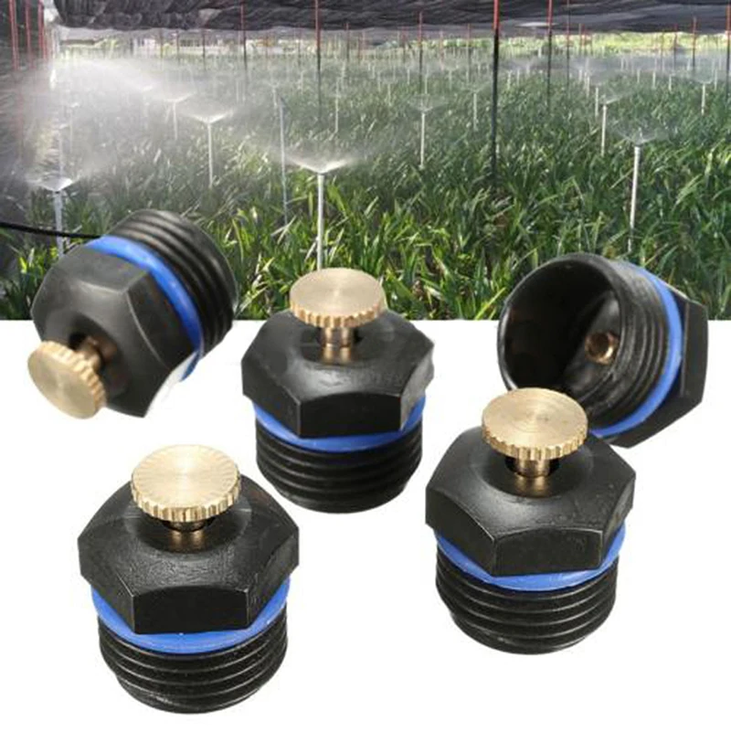 10pcs 1/2 inch DN15 Thread Garden Sprinklers Plastic Lawn Watering Sprinkler Head Irrigation Agriculture Sprayers Nozzles Kit