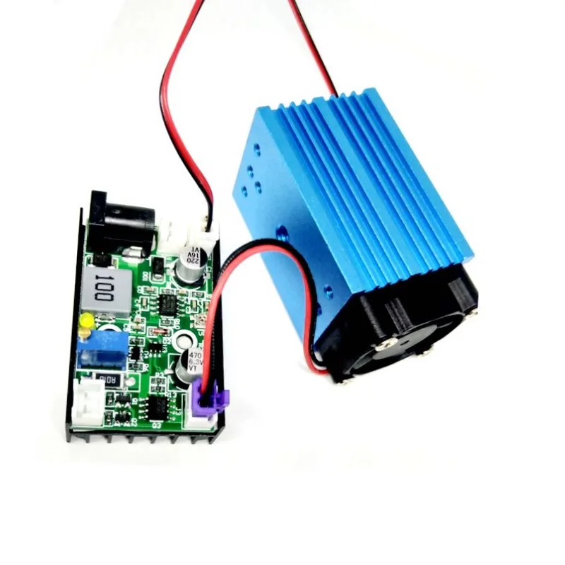 Focusable 488nm 60mw Cyan Semiconductor Laser Module Lighting Effect with 12V 1A Power Adapter