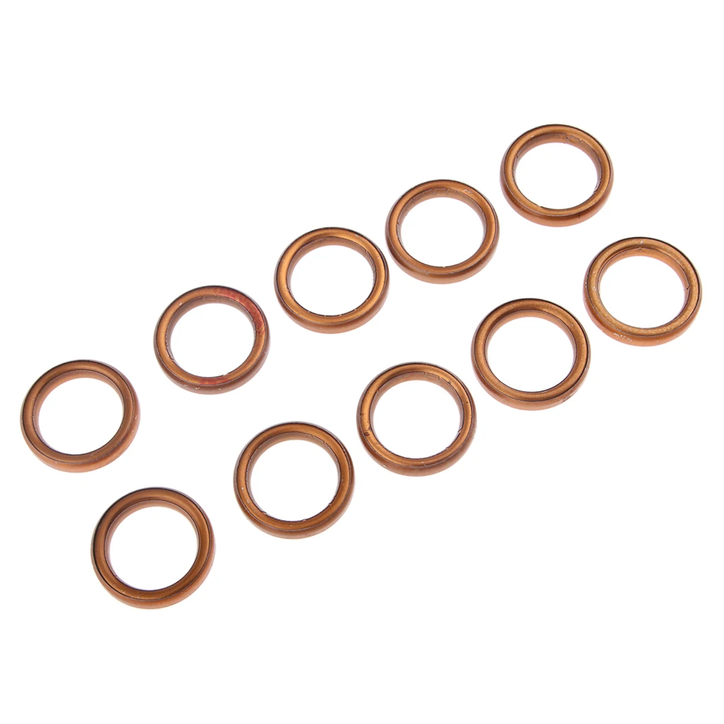 10pcs/lot Exhaust Muffler Pipe Gasket Rings For 49 50 110 150cc Gy6 Moped Motorbike Scooter Underbone Dirt Bike ATV