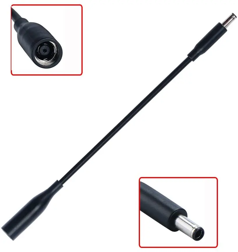 كابل طاقة Dongle لـ dell, d5g6m, 57j49, من من من نوع m3800, xps 12,13, 15, ONE, 18, GPS, أنثى إلى 4.5x0mm