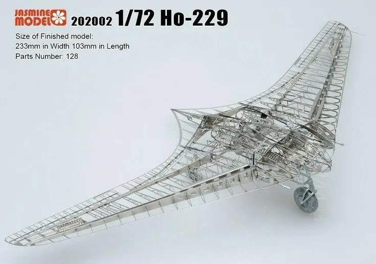 Jasmine Model 1/72 German 202002 Ho-229 Aircraft Skeleton Model Kit