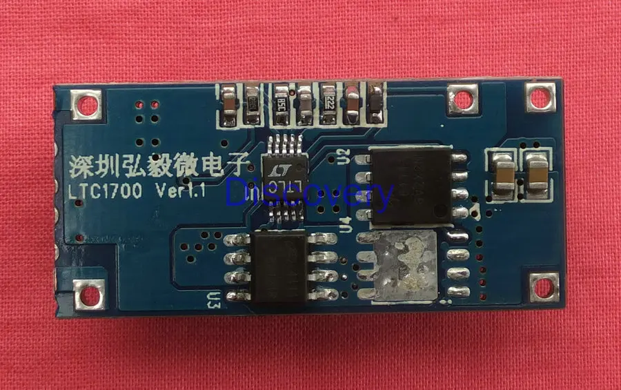 DC-DC Boost Module 3.7V Liter 5V/3A LTC1700 Lithium Battery Boost Board Mobile Power Charging Identification