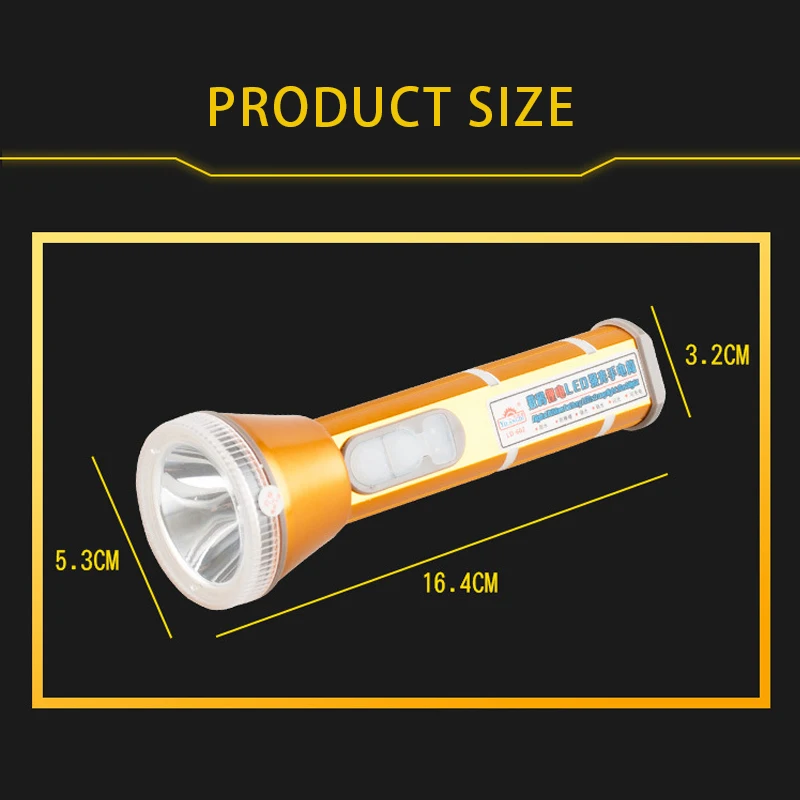 Yilandi 10W LED Portable Outdoor Riding Flashlight For Camping, Fishing, Cycling, Etc