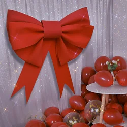 DIY Large Bowknot Door Decoration for Shop Car Wedding Party Festivity 4S Big Bowknot Occasion Decorative Accessory