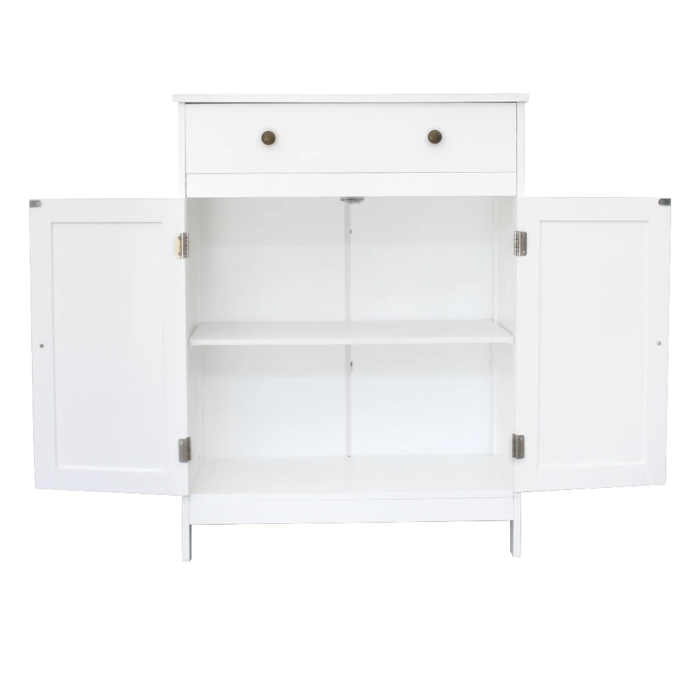 FCH A Hundred Pages of Double Doors And A Drawer Bathroom Cabinet Cupboard (60 x 30 x 80)cm