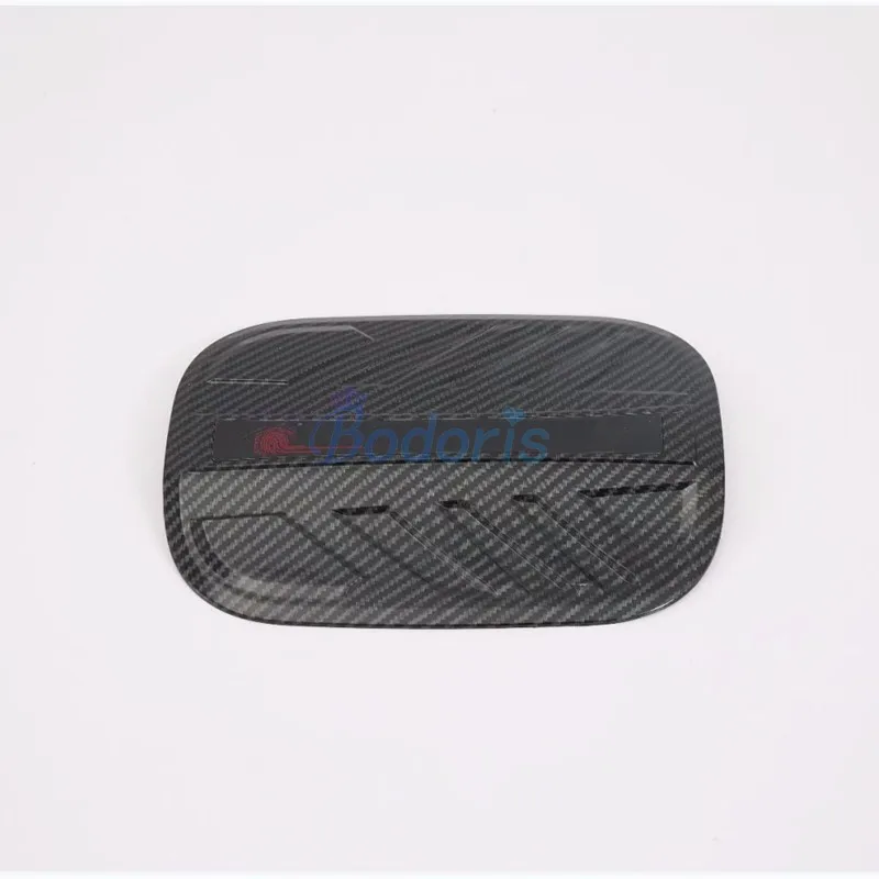 For Hyundai Santafe Santa Fe 2019 2020 ABS Carbon Fiber Look Fuel Tank Cap Oil Box Cover Panel Shells Car Styling Accessories