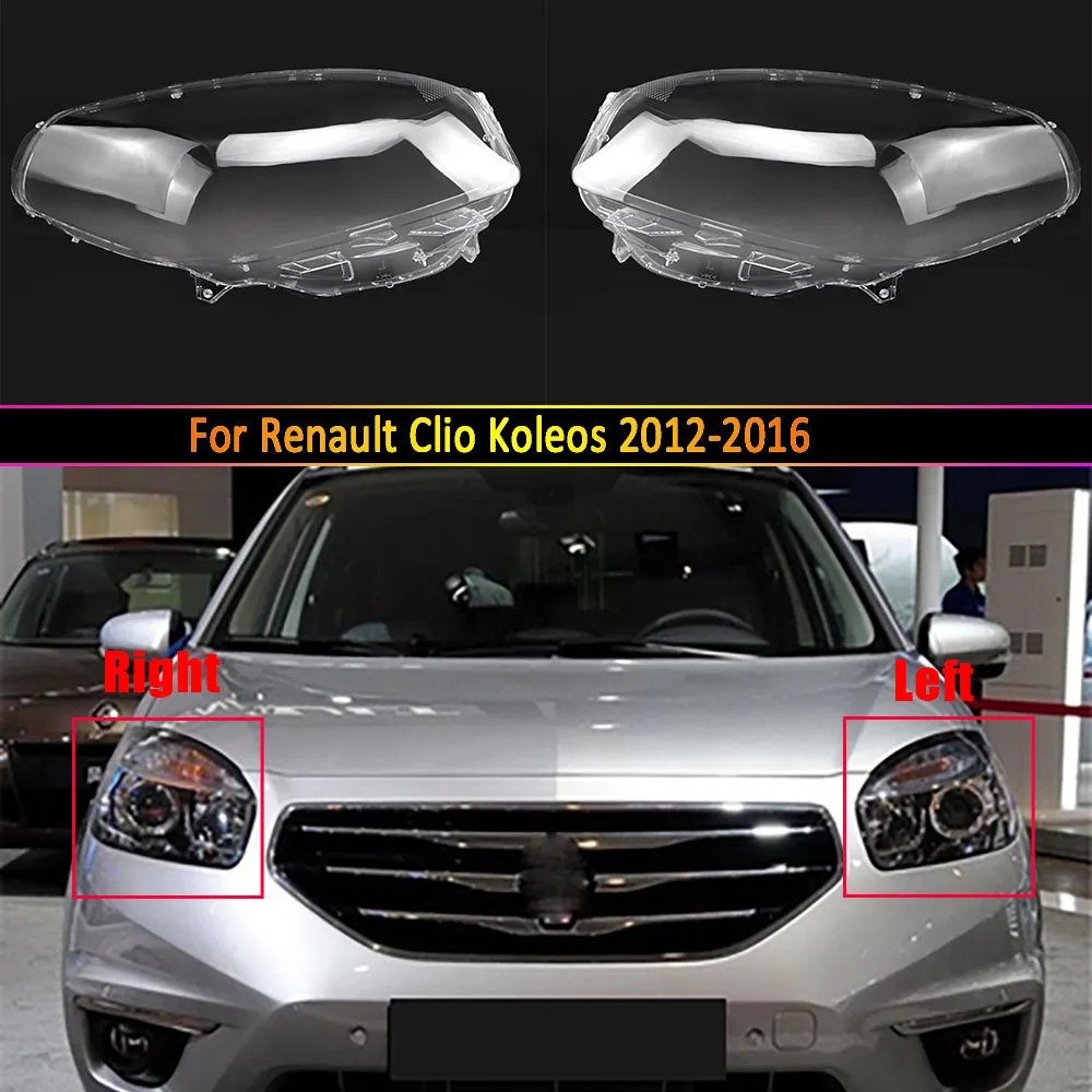 

Car Headlamp Lens For Renault Clio Koleos 2012 2013 2014 2015 2016 Car Replacement Auto Shell