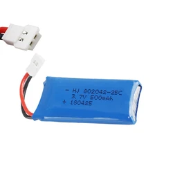 1-10Pcs 3.7V 500mah 802042 Lipo Battery For Udi U816A U941 U927 H43 wifi818 JXD385 H107 V252 F186 lithium battery 3.7V 500mah