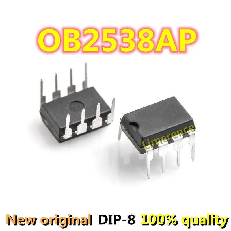 10pcs/lot   OB2538 OB2538AP  DIP-8 LED lamp driver IC power management chip 