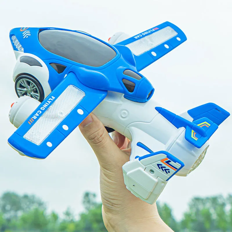 New Electric Spinning Dance Model Airplane Electric Flash Light Sound Toys Model Plane Universal Airplane Toys For Children Gift