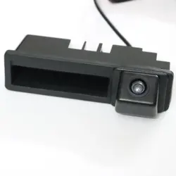 Vehicle Trunk Handle Camera For Audi A6 C6 4F S6 RS6 Q7 4L 2005~2015 Rearview Camera Auto Backup Reverse Camera CCD Night Vision