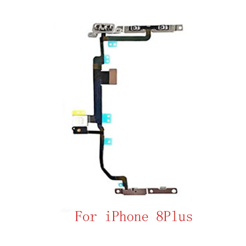 Volume Button Switch Key Power Flex Cable For iPhone 6 6Plus 6S 6S Plus 7 7Plus 8 8Plus X XR XS XS MAX With Metal Parts