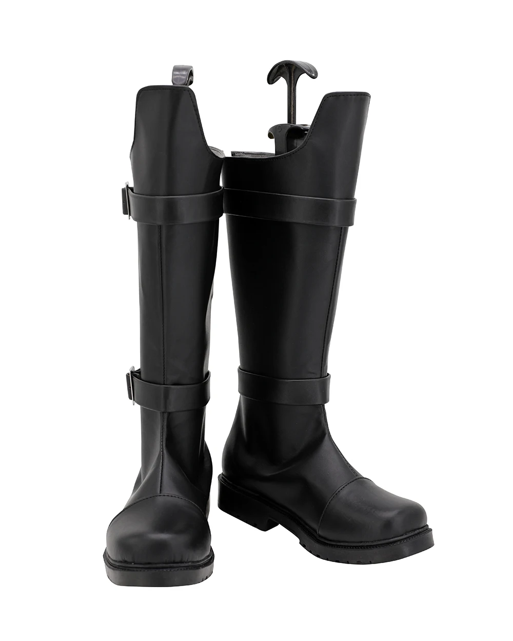 Bottes de Cosplay en cuir noir, sur mesure, Uta no Prince sama 4 Natsuki Shinomiya