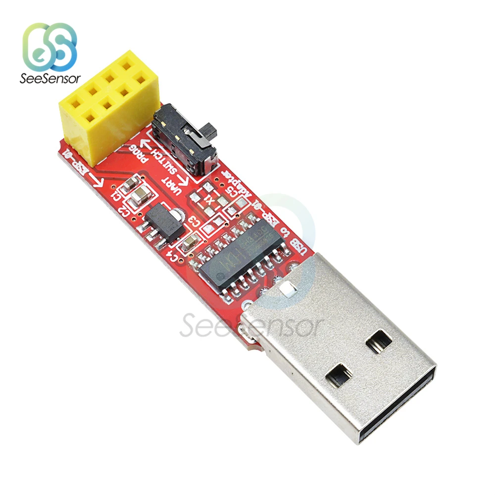 3.3V CH340 USB to ESP8266 ESP-01 ESP-01S ESP01 ESP01S Wireless Wifi Adapter Module CH340G USB to Serial TTL Chip for Arduino