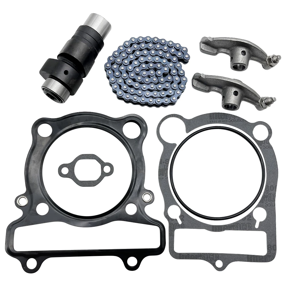 Rocker Arm Cam Timing Chain Camshaft Gasket Kit Compatible for Warrior Big Bear Wolverine Bruin Raptor 350 1987-2006