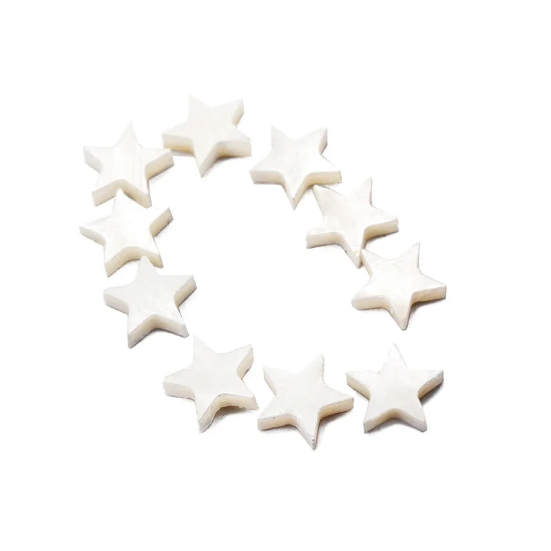 20PCS Guitar MOP Mother of pearl Shell Dot Five-pointed Star 8x8mm Inlay Marker Bass Ukulele Fingerboard Neck Luthier DIY