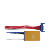 Super thin  36V 10S 15A 25A 35A  Li ion BMS PCM PCB with heat sensor and on off switch for Hailong battery ebike battery