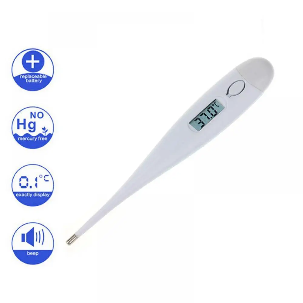 NEUE Digitale LCD Heizung Oral Thermometer Werkzeuge Kinder Baby Kind Infant Temperatur Messung Elektronische Klinische Thermometer