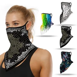 Floral Print Motorrad Fahrrad Bandana Gesicht Maske Reiten Camping Radfahren Rohr Kopf Schal Hals Gamasche Gesicht Schild Mund Abdeckung