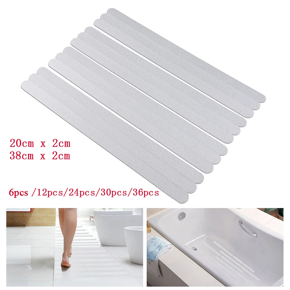 Stickers Non Shower Bathtub Anti Strips Bathtub For Mat Floor Bathtubs Tape Safety Adhesive Treads Textured Showers Grips