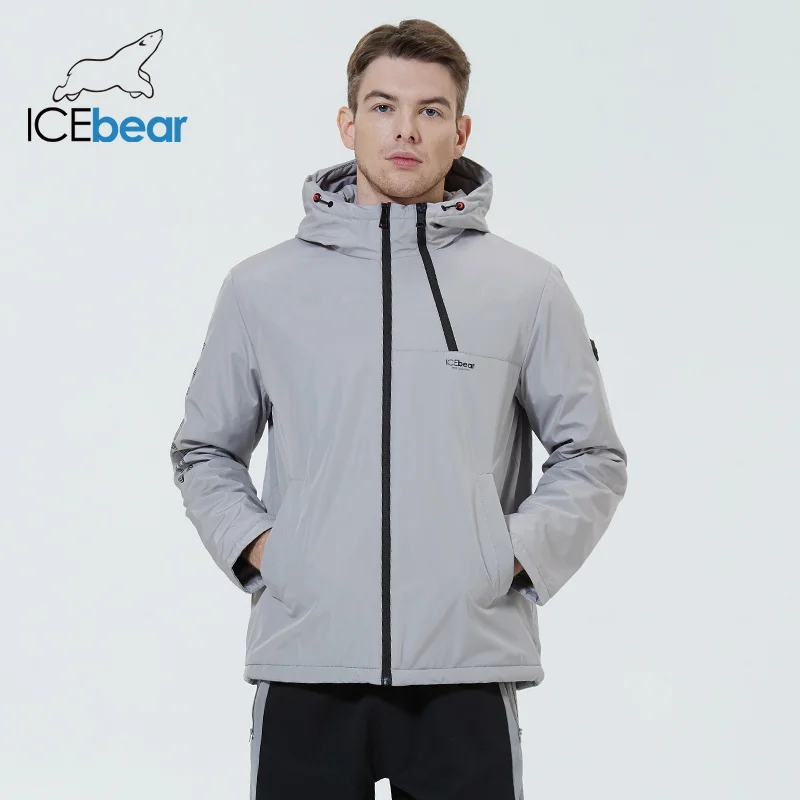 ICEbear 2023 Men\'s coats spring stylish jacket with a hood high-quality men\'s brand clothing MWC21661D