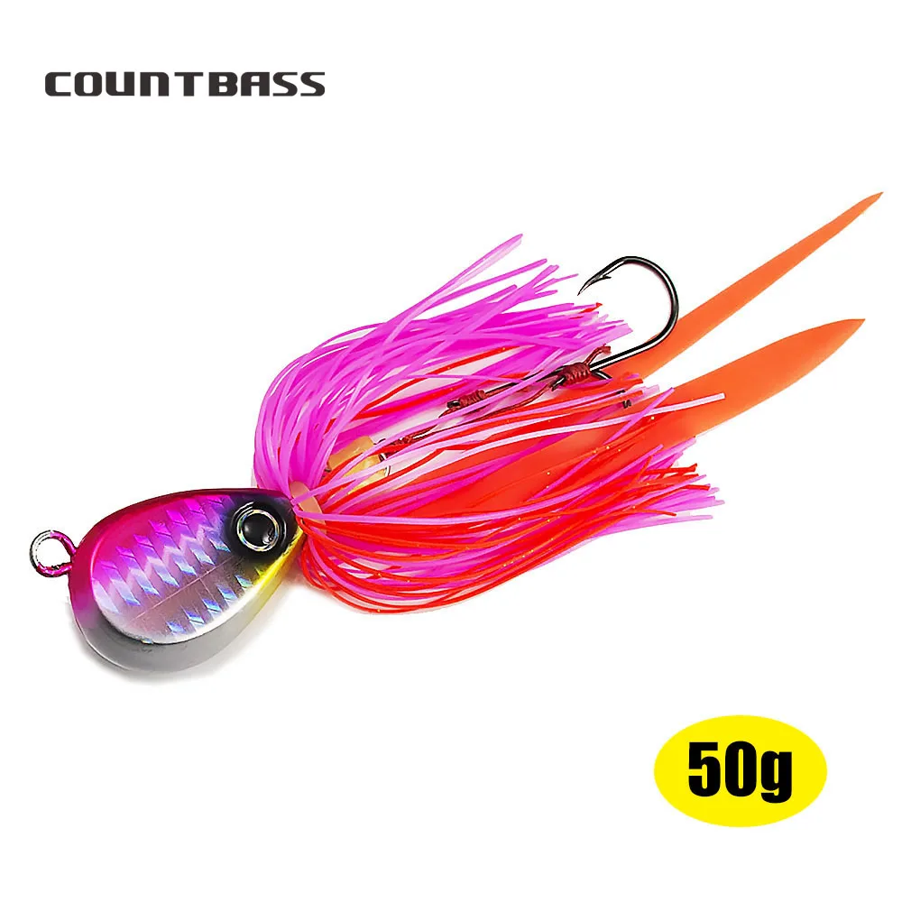 

Countbass 50g 1.76oz Madai Jig Snapper Jigging Lure for Fishing Salty Rubber Squid Jigs