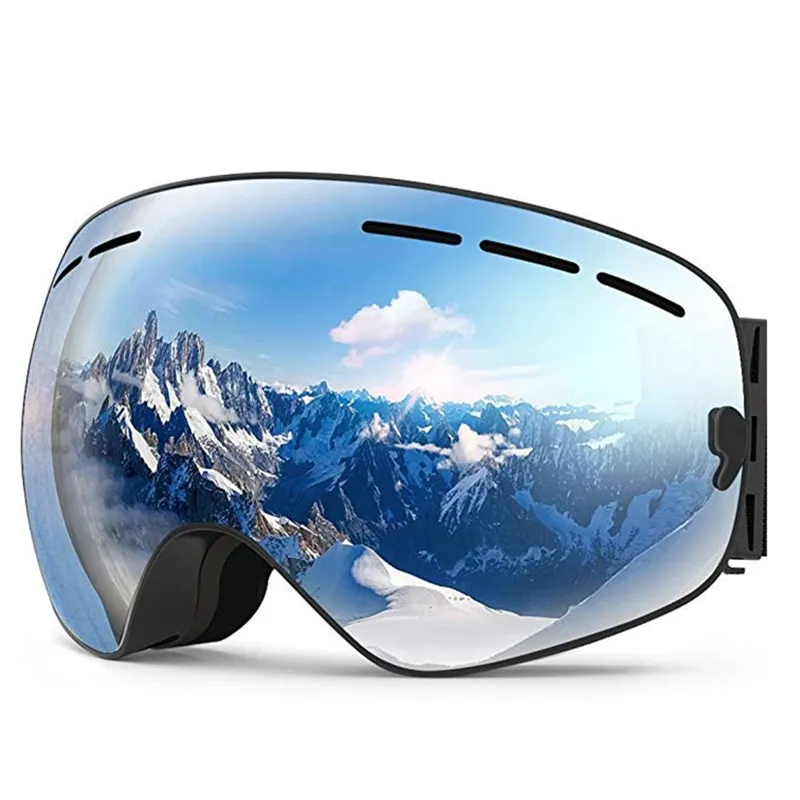 

Double Anti-fog Ski Goggles TPU Frame Thicken lens Windproof Dustproof Anti-UV Outdoor Sports Mountaineering Snowboard Goggles