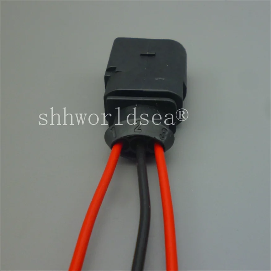 Shhworldsea 1J0973703 3D0973703 For VW Passat Golf Jetta For Audi A3 A4 A5 A6 Q5 Q7 Camshaft Cam Sensor 3 Pin Wire Connector