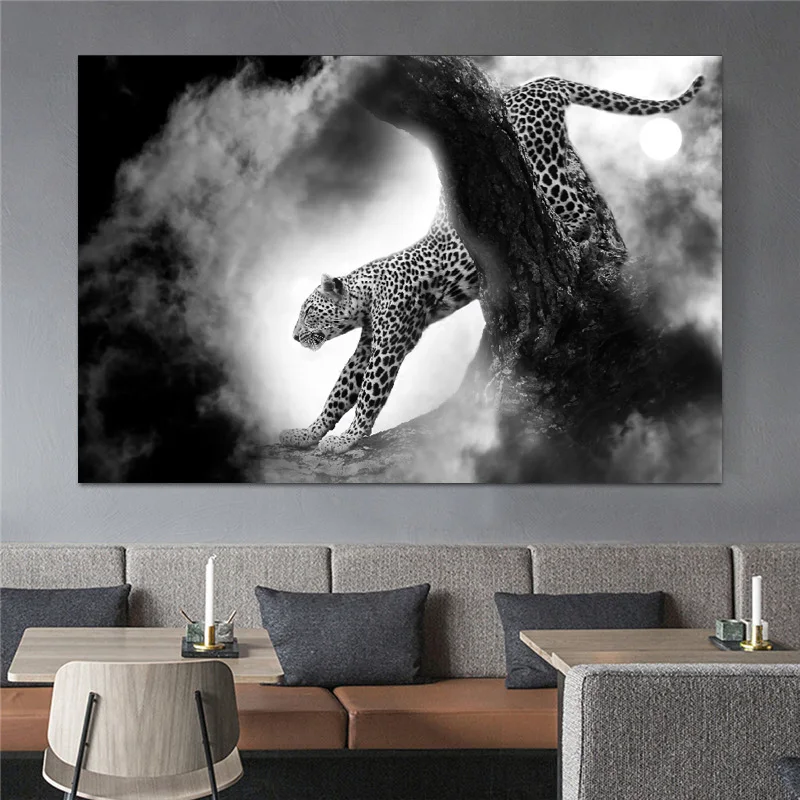 

Home Decor Animal Painting Wall Art Abstract Lion leopardPosters And tiger Prints For Modern Living Room Decoration Pictures