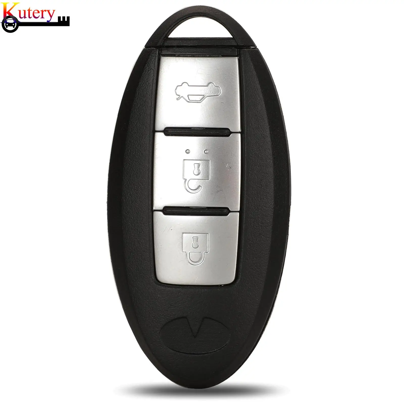 jingyuqin Remote Smart Car Key Shell For Infiniti G25 G35 G37 Q60 FX35 FX37 QX70 Keyless 2/3/4Buttons With Card Slot Cover Case