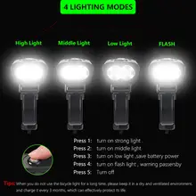 Bike Light 10000mAh Waterproof USB Rechargeable #3