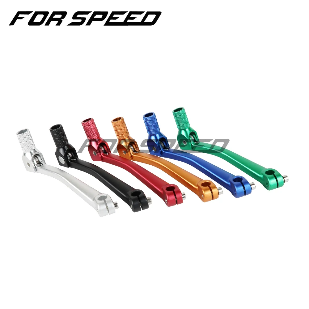 Motorcycle CNC Aluminum Folding Gear Shift Lever Fit Kayo Apollo Bosuer 110/125/140/150/160cc Dirt Bike Pit Bikes Gear Lever