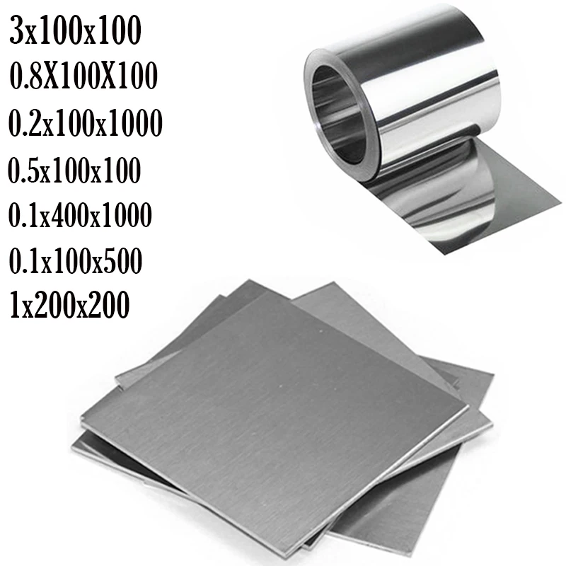 304 Stainless Steel Skin Thin Steel Plate Stainless Steel Foil 0.01-3MM Thin Plate Sheet Foil/Stainless Steel Foil