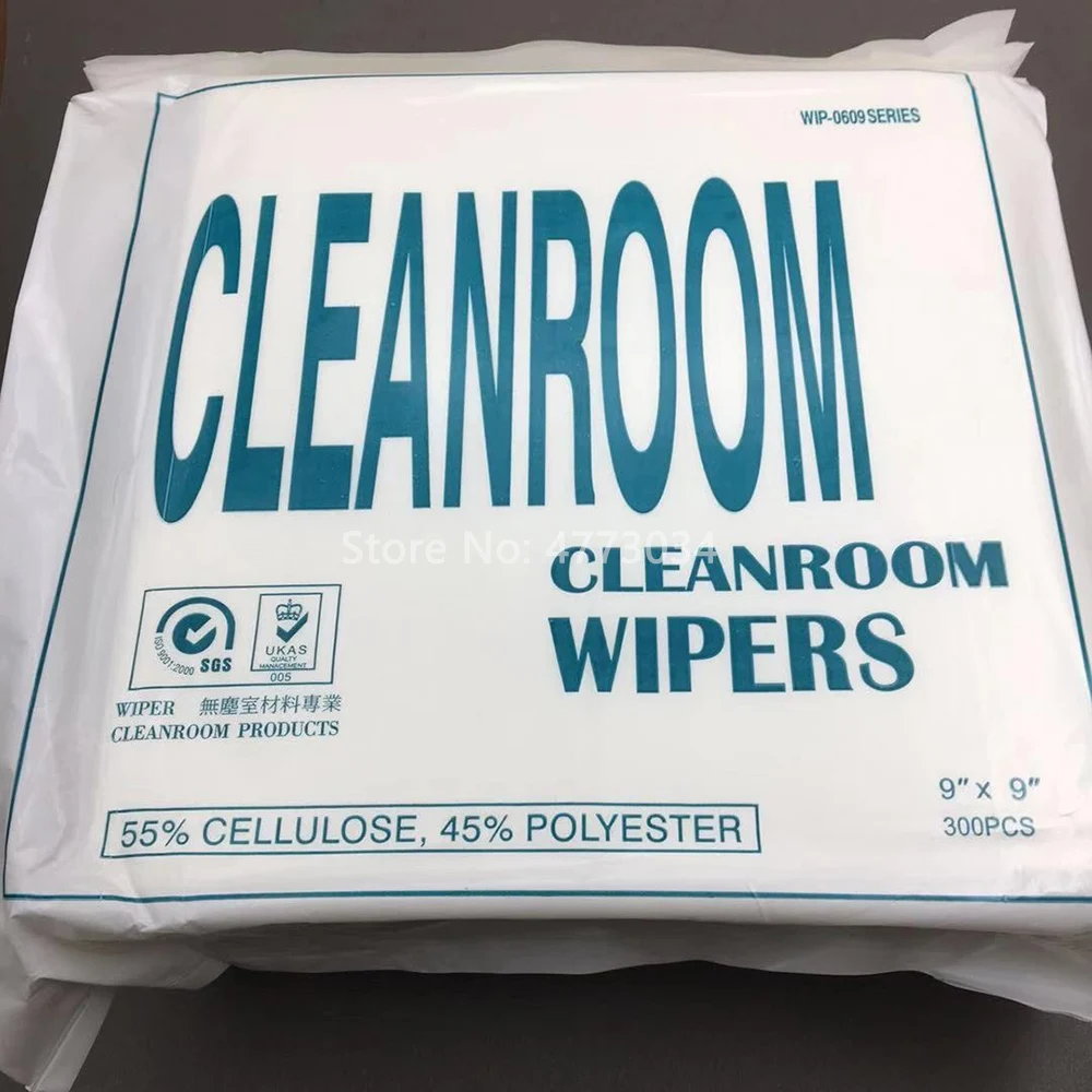 300PCS Cleanroom wiper paper  clean room environment wiper for Epson SPT Konica Xaar printhead mimaki roland mutoh aifa printer