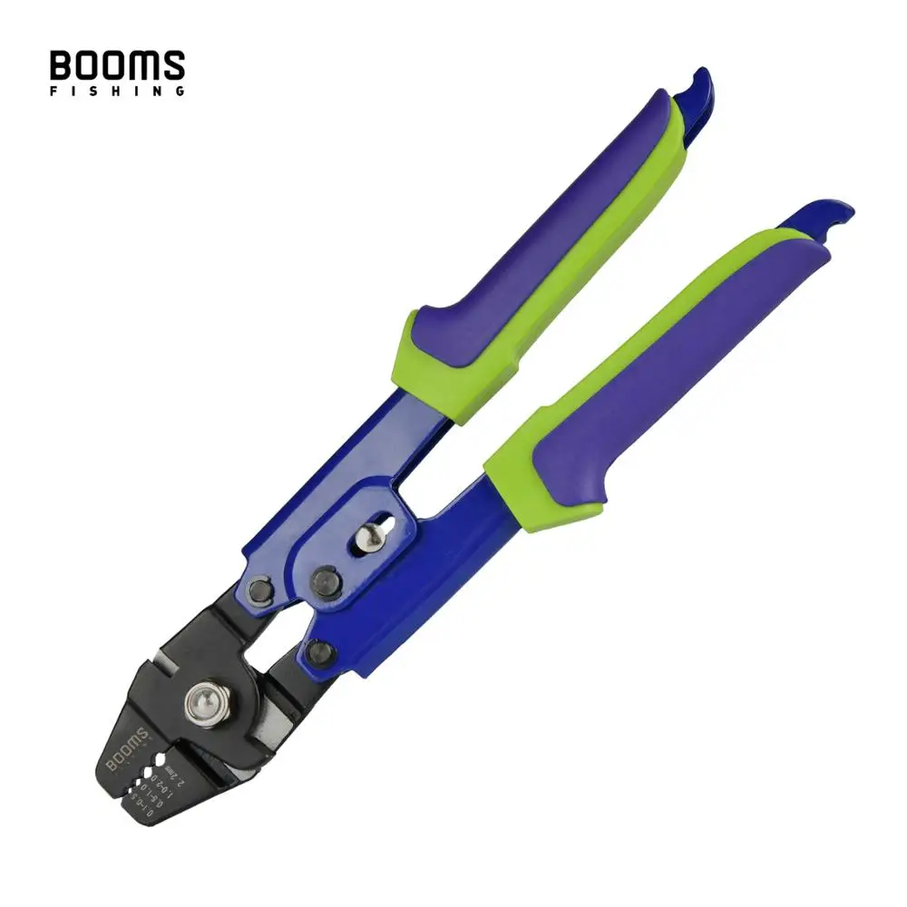 Booms – pince à sertir adaptée aux manches de 0.1 à 2.2mm avec coupe latérale pour la coupe de ligne Leader