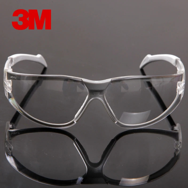 3M 11394 Safety Glasses Goggles Anti-Fog Antisand windproof Anti Dust Resistant Transparent Glasses protective working eyewear