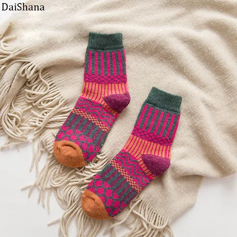 Женские шерстяные носки DaiShana