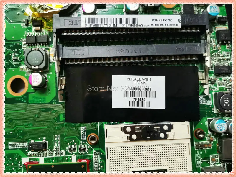 Imagem -03 - Placa-mãe Portátil Totalmente Testada Apto para hp Pavilion Dv6 Dv62000 Dv6-2125ef Hm55 600816001 Da0up6mb6f0 Ddr3 Trabalho Perfeito