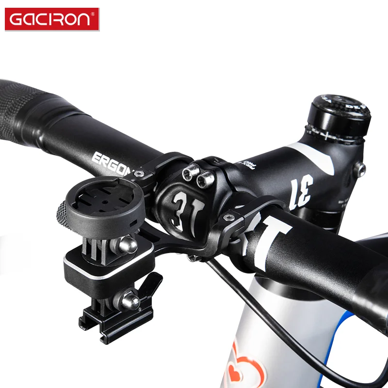 Gaciron H09 Bicycle Holder fits for Gaciron headlights&Garmin Computer&Gopro Camera Adjustable cycling bracket bike accessories