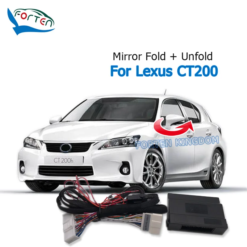 

Forten Kingdom Car Side Auto Rear Mirror Folding System Module For Lexus CT200 LHD Rear View Mirror fold unfold