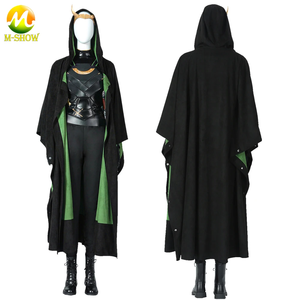 2021 Lady Loki Sylvie Cosplay Costume Vest Cloak Sylvie Lushton Enchantress Uniforms Halloween Outfits for Adult Women Any Size