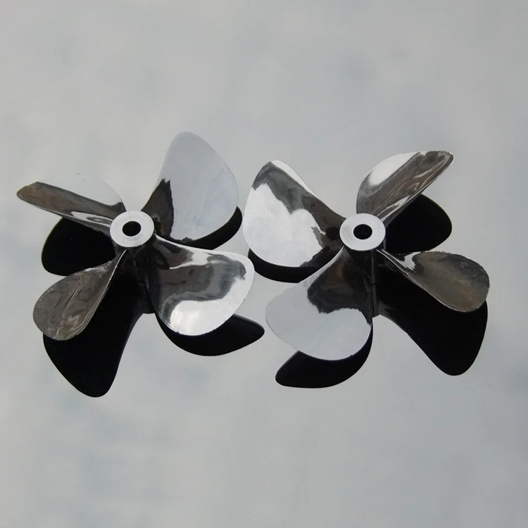 1PC High Strength 4-blades Propeller 4/5mm*50/55/60mm CW CCW PC Resin Props for RC Fishing Boat Model Tugboat Paddles