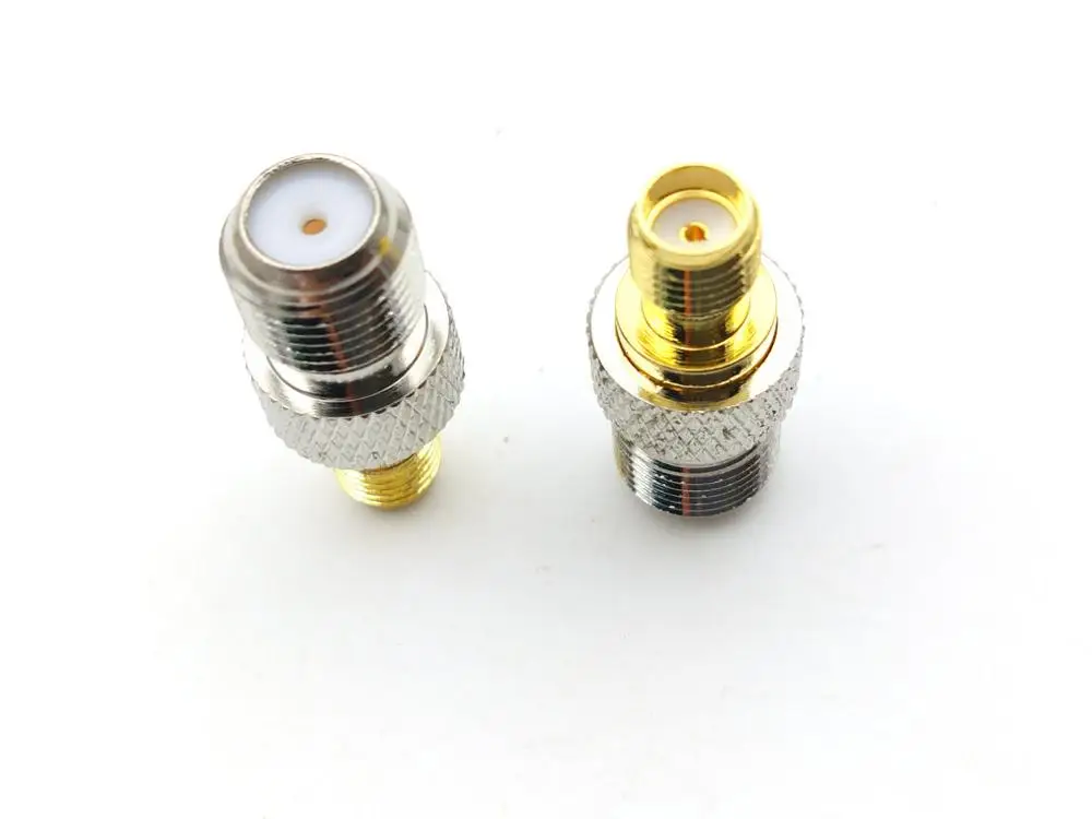 RF Coax Adapter F To SMA Convertor F Female To SMA Female Connector F Type Female Jack To SMA Female Plug