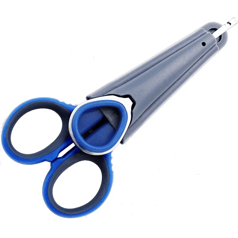 Multi-function Fishing Scissors Fishing Line Cutter Clipper Nipper Hook Scissor Braid Line Cutter Hook Remover Tackle Tool