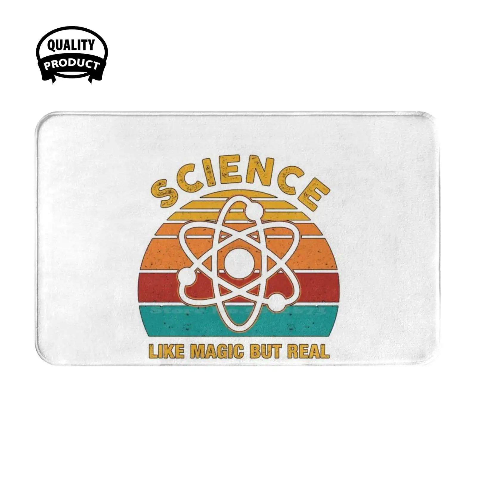 Like Magic But Real Science Funny Science Illustration Soft Cushion Home Carpet Door Mat Car Rug Magic Reality Phyiscs