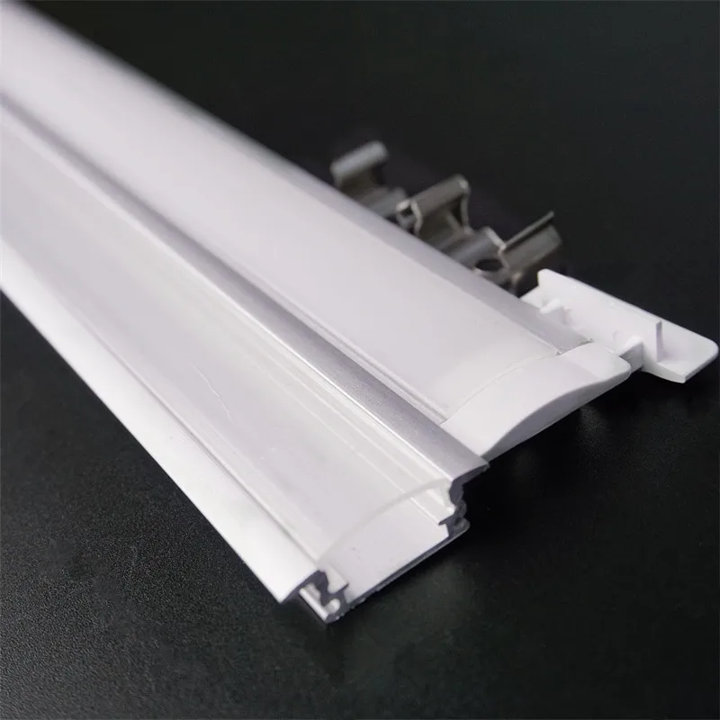 10-40pcs of 2m Embedded 7mm High Slim Led Aluminium Profile 12mm 12V 24V Channel Built In Wall Ceiling Linear Strip House