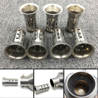 48mm 51mm 61mm Motorbike Universal Front Catalyst DB Killer Removable Silencer for Motorcycle Exhaust Muffler